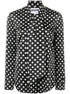 Moschino Pussy Bow Blouse - Black