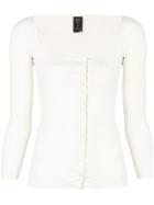 Jean Paul Gaultier Vintage Buttoned Cardigan - White