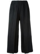 Pleats Please By Issey Miyake Pleated Culottes - Black