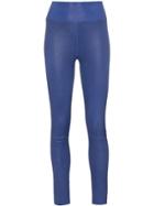 Sprwmn Sprwmn Hw Ankl Lngth Strch Lthr Legngs - Blue