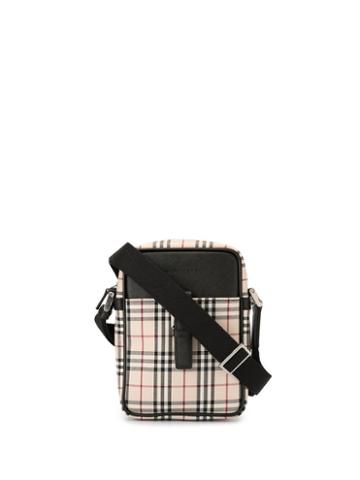 Burberry Pre-owned Check Shoulder Bag - White