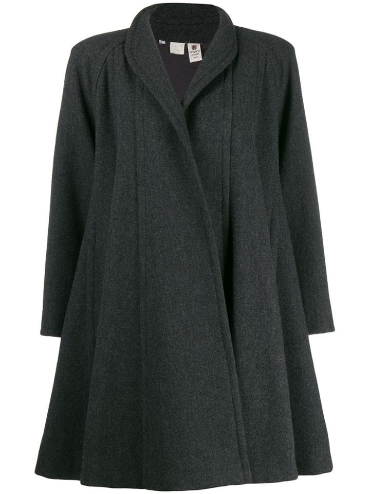 Emanuel Ungaro Pre-owned '1980s Oversized Coat - Grey