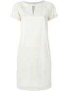 Brunello Cucinelli Embellished Detail Shift Dress