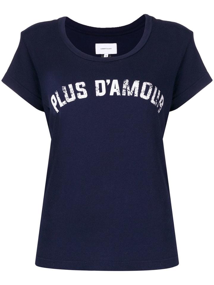 Current/elliott Printed T-shirt - Blue