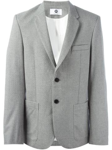 Soulland 'kreuzberg' Blazer, Men's, Size: 48, Grey, Cotton/viscose/wool