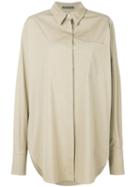 Alberta Ferretti Loose Fit Shirt - Neutrals