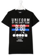 Diadora Junior Teen Uniform T-shirt - Black