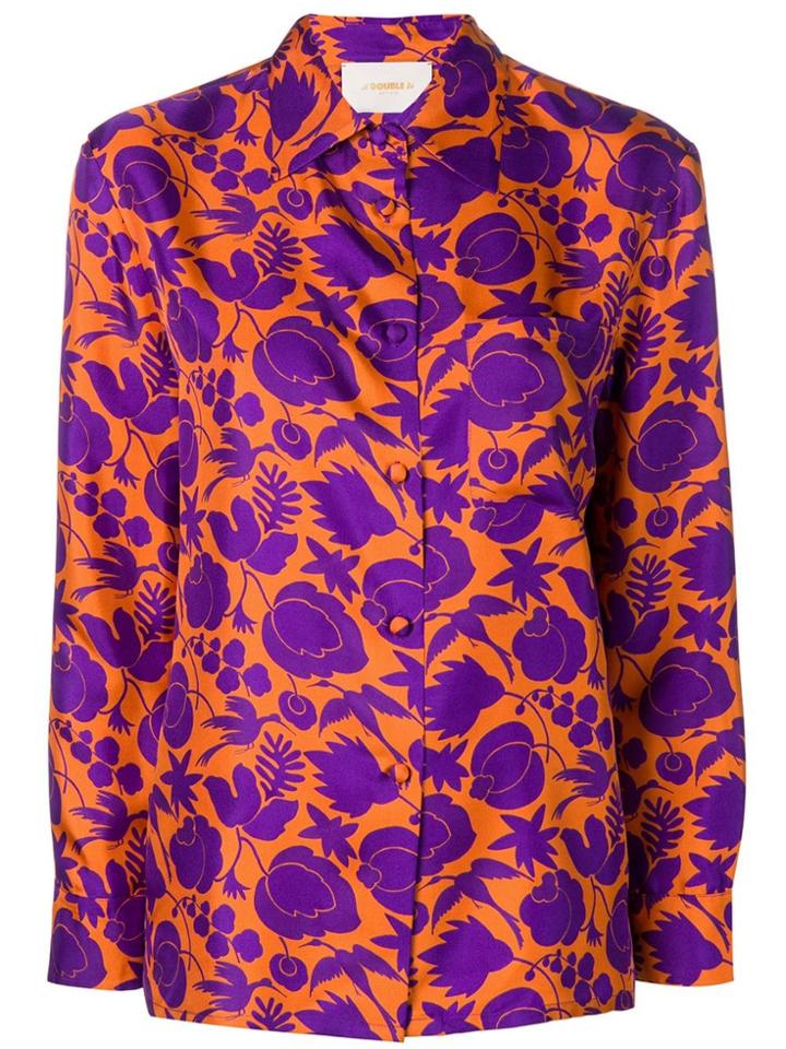 La Doublej Floral Shirt - Purple