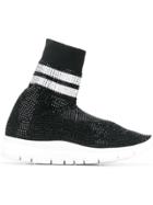 Joshua Sanders Ankle Sock Sneakers - Black
