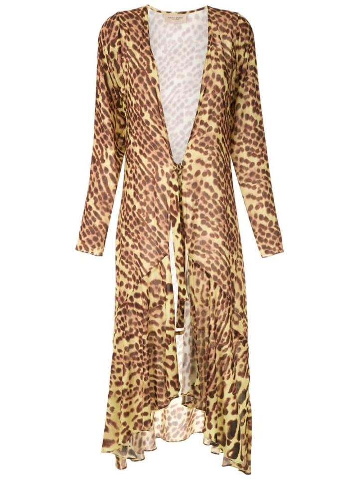 Adriana Degreas Animal Print Midi Cover-up - Multicolour