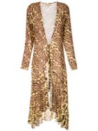 Adriana Degreas Animal Print Midi Cover-up - Multicolour