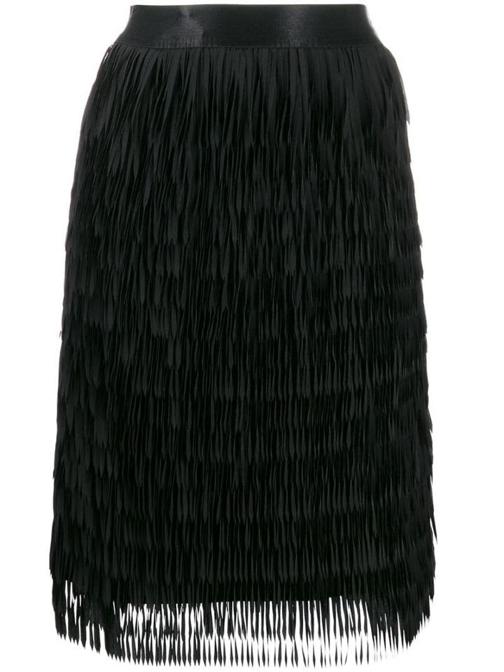 Steffen Schraut Fringed Skirt - Black