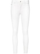 Ag Jeans Cropped Super Skinny Jeans - White