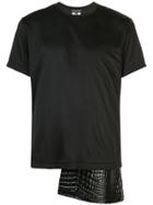Comme Des Garçons Homme Plus Asymmetric Foil Tail T-shirt - Black