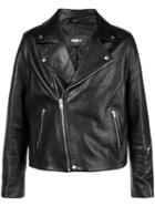 Yang Li Fitted Biker Jacket - Black