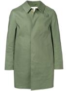 Mackintosh Green Bonded Cotton Short Coat Gr-002