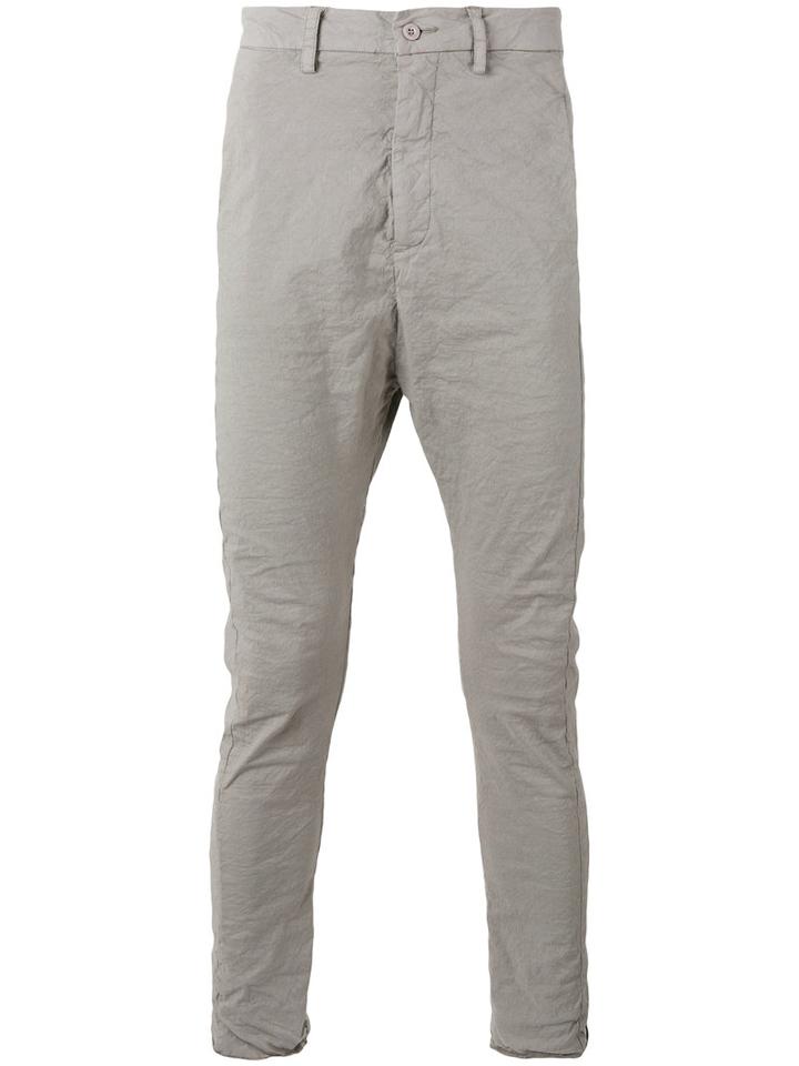 Poème Bohémien Classic Chinos, Men's, Size: 46, Grey, Cotton/linen/flax/spandex/elastane/metallic Fibre