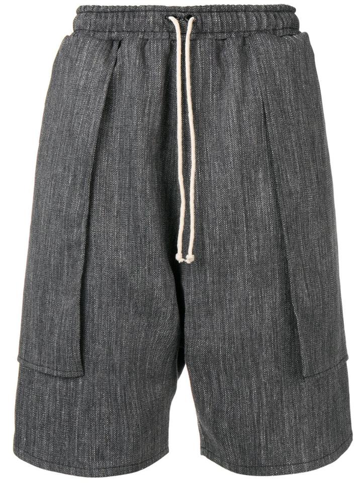 Alchemy Drop-crotch Shorts - Grey