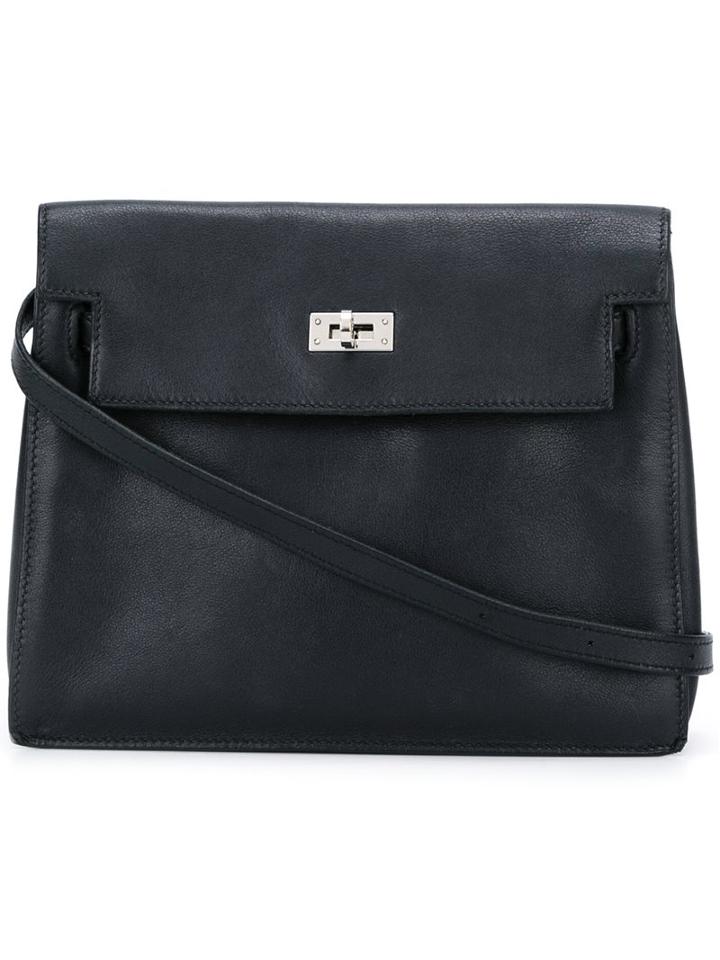 Hermès Vintage 'kelly Retourne' Shoulder Bag, Women's, Black