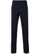 Tom Ford Straight Leg Pants, Men's, Size: 52, Blue, Viscose/spandex/elastane/cupro
