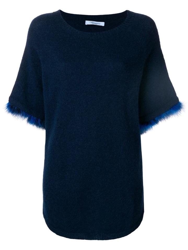 Blumarine Oversized Sweater - Blue