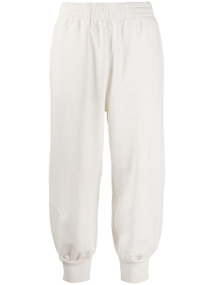 Mm6 Maison Margiela Cropped Sweatpants - White