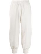 Mm6 Maison Margiela Cropped Sweatpants - White