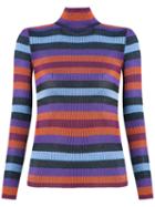 Cecilia Prado - Knitted Top - Women - Acrylic/lurex/viscose - P, Blue, Acrylic/lurex/viscose