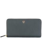 Mcm All Around Zip Wallet - Grey