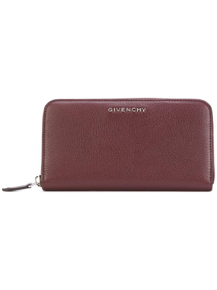 Givenchy Pandora Zip Wallet - Red