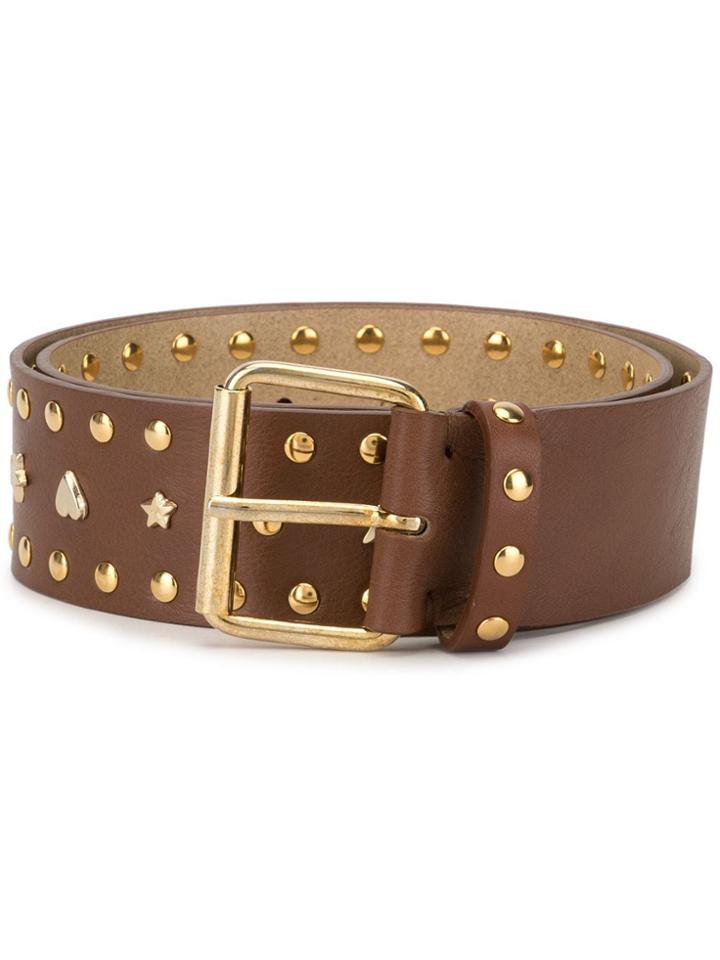 Paul & Joe Western Style Line Belt - Brown