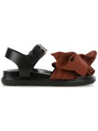Marni Bow Front Sandals - Black