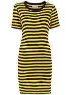 Andrea Bogosian Striped Dress - Black