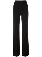 Plein Sud Wide Leg Soft Trousers, Women's, Size: 42, Black, Spandex/elastane/viscose