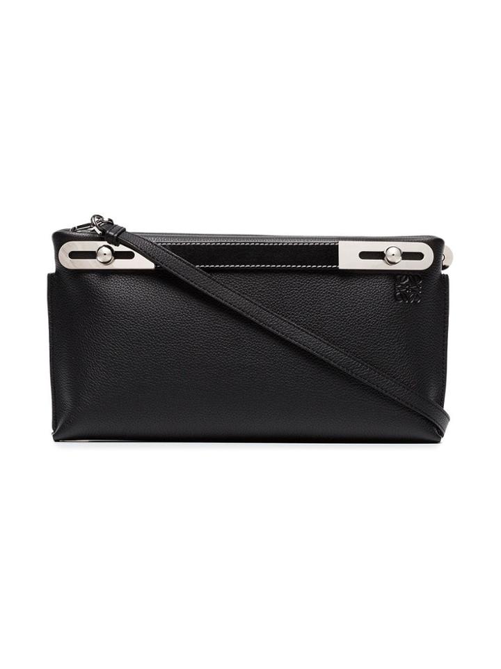 Loewe Black Missy Small Leather Clutch
