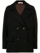 Marni Short Double-breasted Jacket - Black