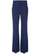 Joseph Straight Trousers, Women's, Size: 38, Blue, Spandex/elastane/acetate/viscose