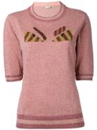 Fendi Bumblebee Sweatshirt - Pink & Purple