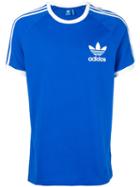 Adidas - Branded T-shirt - Men - Cotton - S, Blue, Cotton