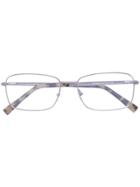 Ermenegildo Zegna Square Frame Optical Glasses - Grey