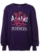 Amiri Poison Jersey Sweater - Purple