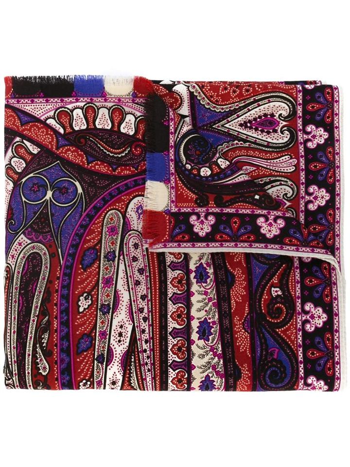 Etro 'dhely' Scarf, Women's, Silk/wool