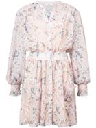 We Are Kindred Dove Floral Flared Dress - Nude & Neutrals