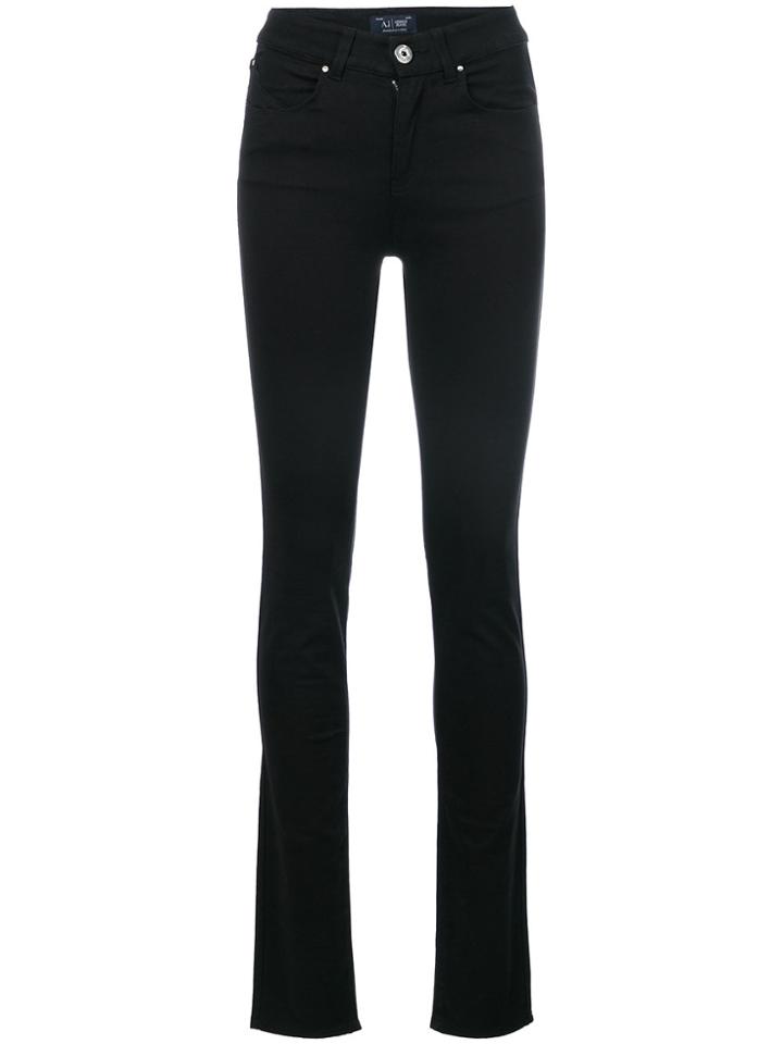 Armani Jeans High Rise Jeans - Black