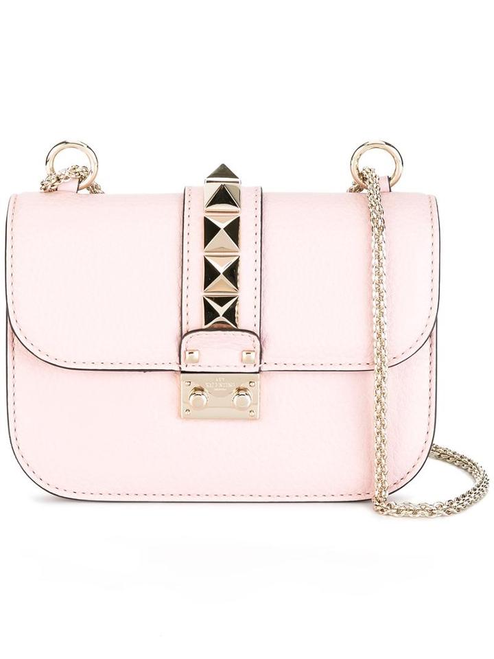 Valentino Valentino Garavan Glam Lock Shoulder Bag, Women's, Calf Leather/metal (other)