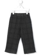 Douuod Kids Checked Trousers, Girl's, Size: 6 Yrs, Grey