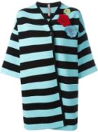 Antonio Marras Half Sleeve Striped Coat