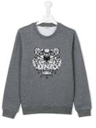Kenzo Kids Sequin Embroidered Tiger Sweatshirt