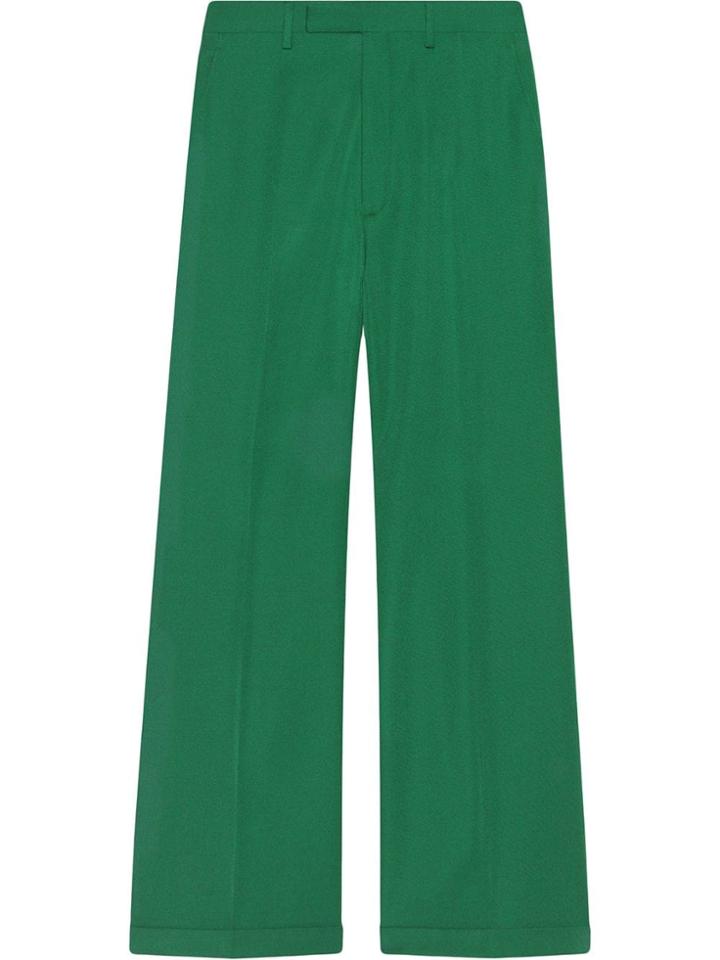 Gucci Wool Ankle Pant - Green