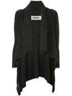 Uma Wang Knit Draped Cardigan - Grey